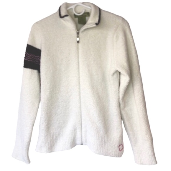 Julep Lounge Kashwere Zip Up Sweater Sweatshirt Woman's Size Medium - Picture 1 of 8